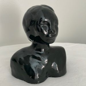 Vintage female bust statue